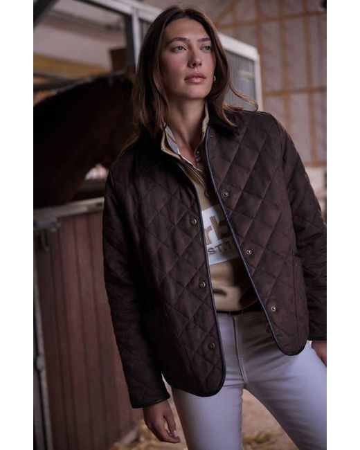 Barbour Brown Sonya Quilted Jacket