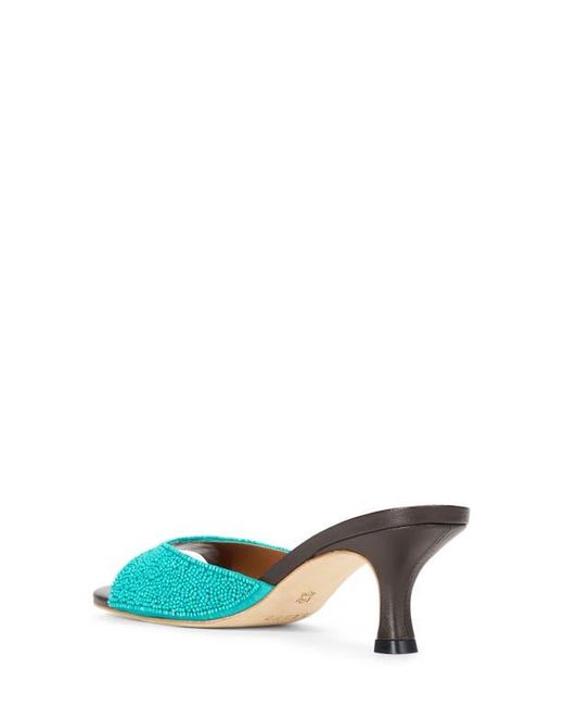 Staud Blue Brigitte Slide Sandal