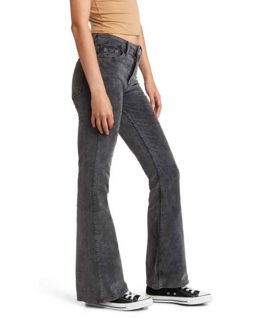 BDG Blue Mid Rise Corduroy Flare Pants