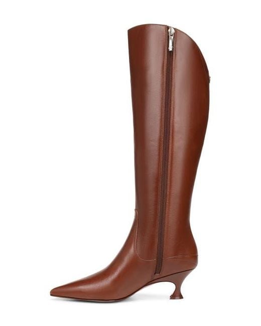 27 EDIT Naturalizer Brown Pepper Kitten Heel Knee High Boot