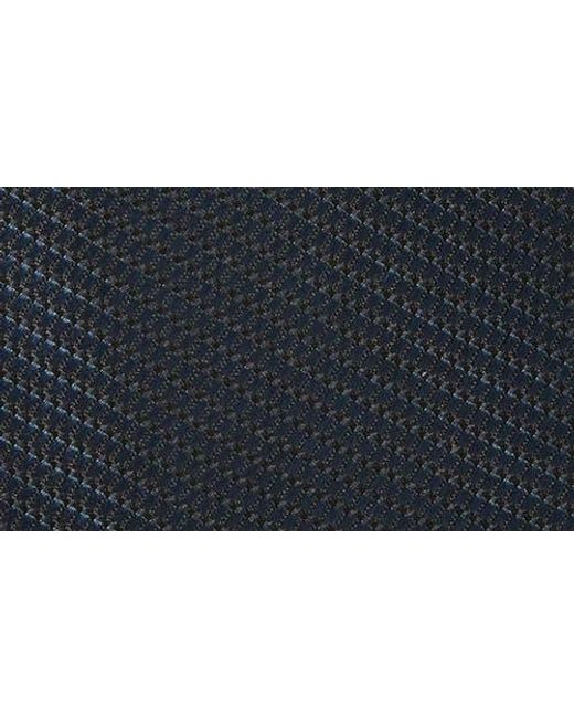 Canali Blue Neat Silk Tie for men