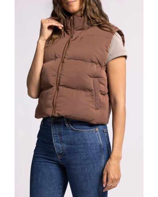 Thread & Supply Blue Issey Puffer Vest