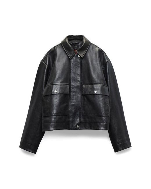 Rag & Bone Black Nonie Leather Jacket