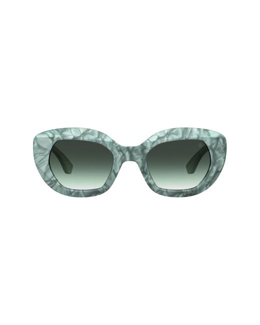 Stuart Weitzman Green 51Mm Gradient Butterfly Sunglasses