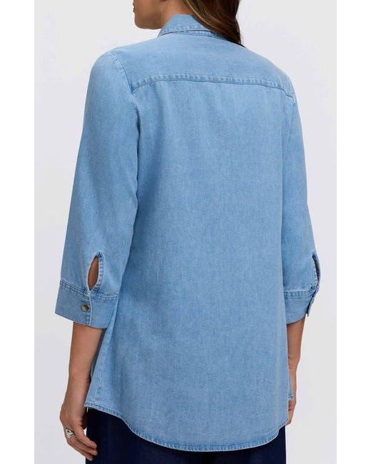 Foxcroft Blue Cici Denim Tunic