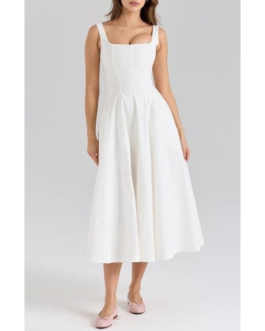 off white dress long sleeve White Long Sleeve Chiffon Gown by Cinderella Divine CD0192W