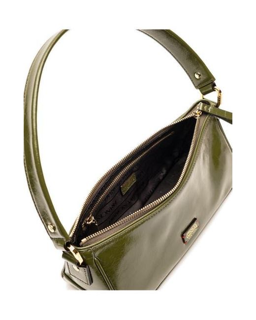 Frances Valentine Green Mia Leather Shoulder Bag