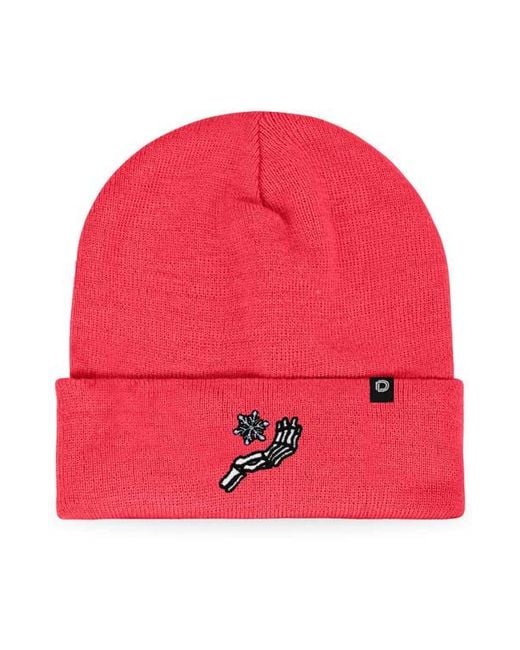 Alix Red Chill Touch Beanie for men