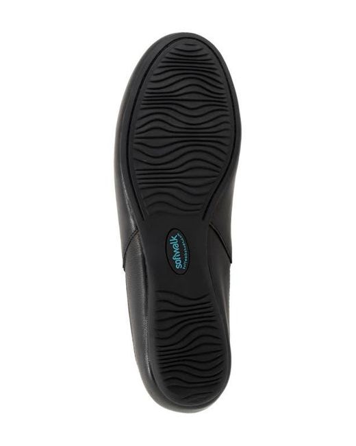 Softwalk® Black Sheffield Slingback Flat