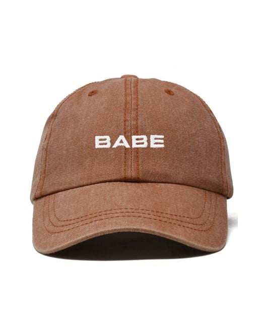 Alix Brown Babe Embroidered Cap