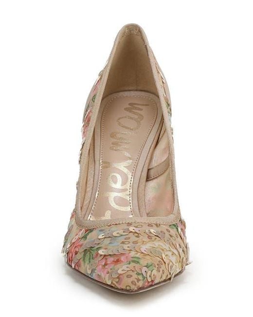 Sam Edelman Natural Hazel Pointed Toe Pump