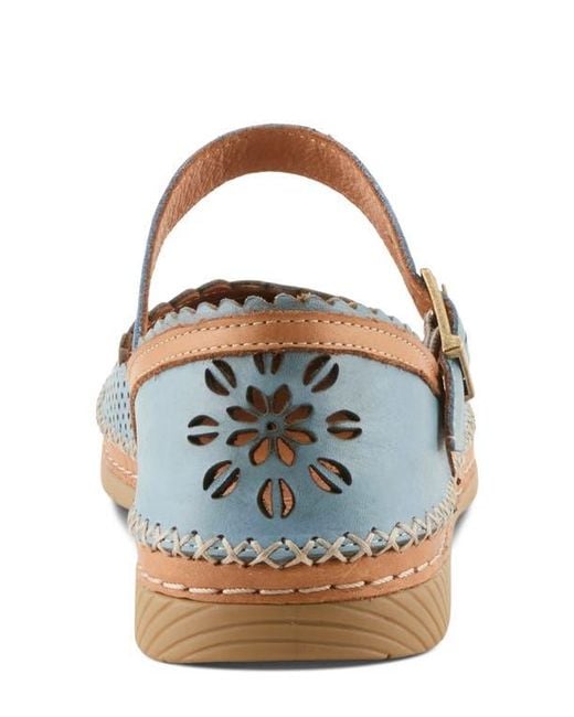 Spring Step White Zabelle Mary Jane Flat