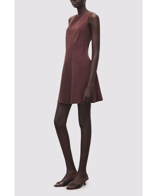 Mango Purple Paneled Minidress