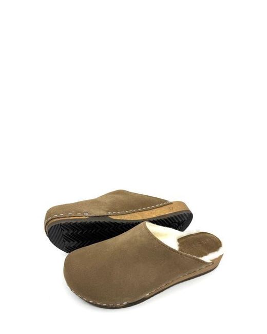 KUNSTEN Multicolor Ella Genuine Shearling Lined Clog