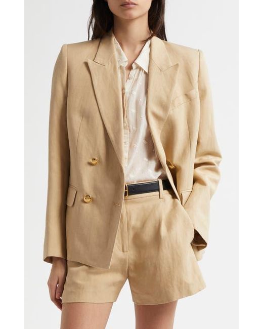 Nili Lotan Natural Veda Linen & Silk Jacket