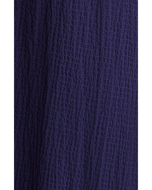 Anne Klein Blue Long Sleeve Maxi Dress