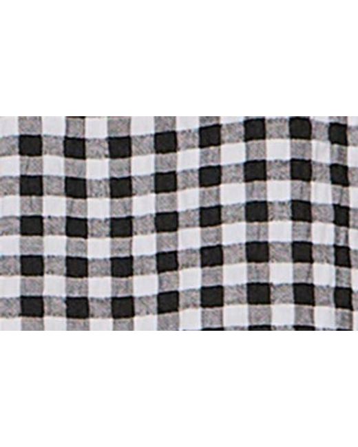 Sanctuary Blue Perfect Gingham Button-Up Top