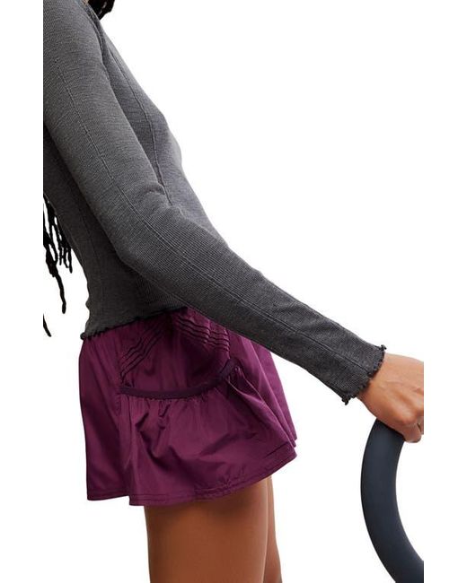 Free People Purple Fp Movement Get Your Flirt On Shorts