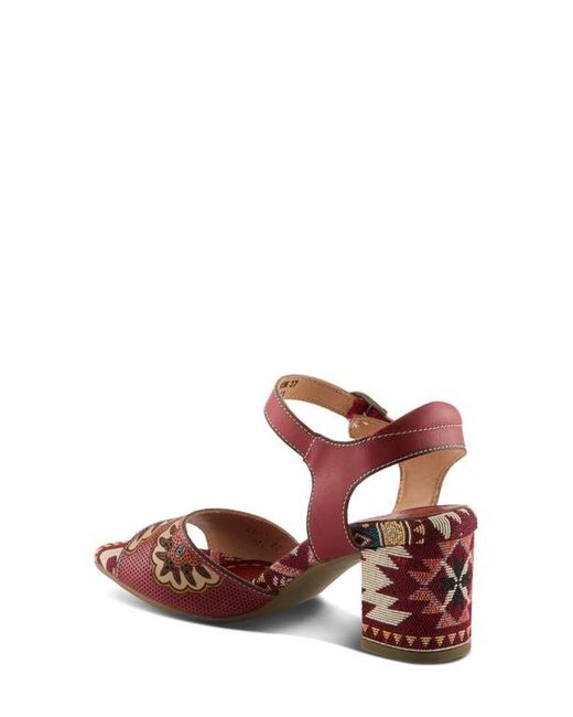 Spring Step Brown Sassyclass Ankle Strap Sandal