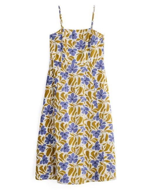 Seasalt Cornwall White Madern Floral Organic Cotton Sundress