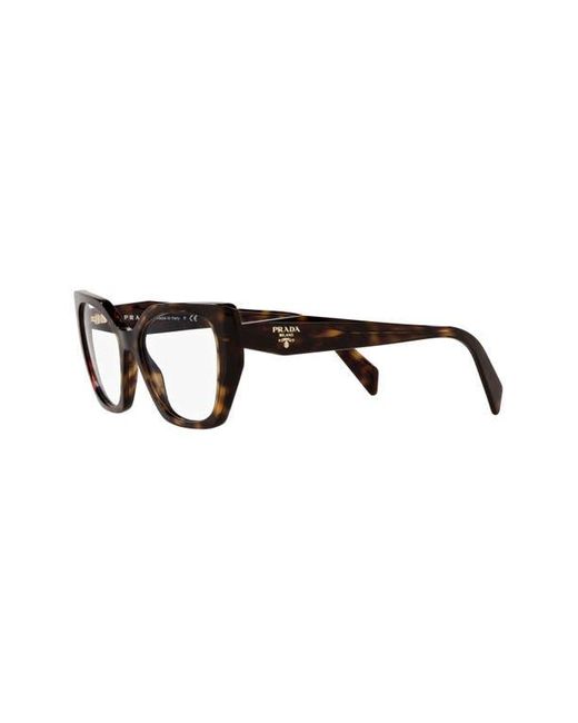 Prada Black 54Mm Square Optical Glasses for men
