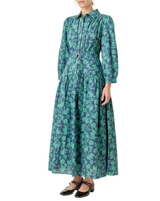 english factory green dress English Factory