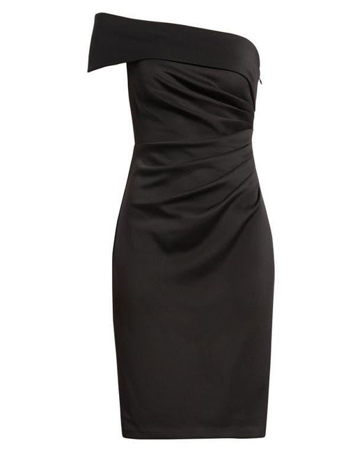 eliza j off the shoulder scuba crepe cocktail dress Eliza J Women's One-Shoulder Scuba Crepe Cocktail Dress - Yellow
