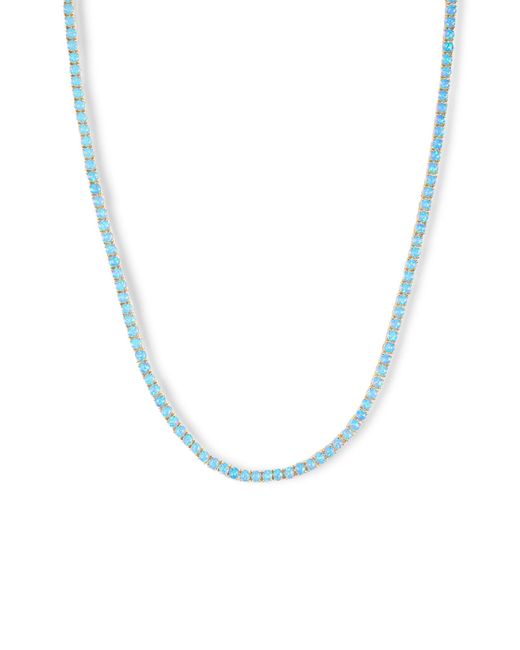 Melinda Maria Blue Grand Heiress Imitation Opal Necklace