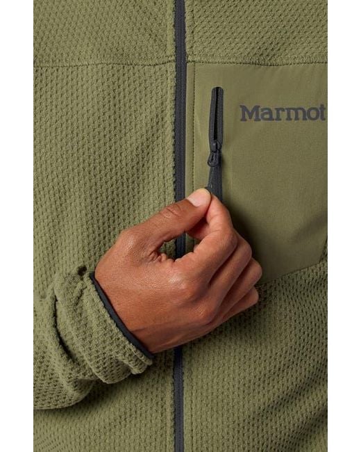 Marmot Green Airfleece Jacket for men