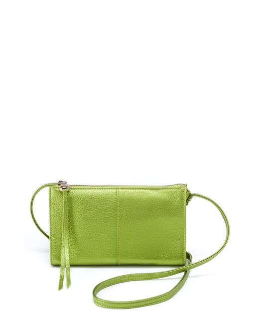 Hobo International Green Jewel Leather Crossbody Bag