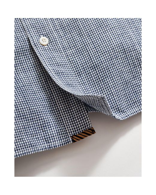 Billy Reid Gray Creek Microcheck Button-up Shirt for men
