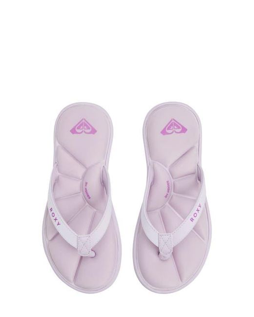 Roxy White Rays Flip Flop