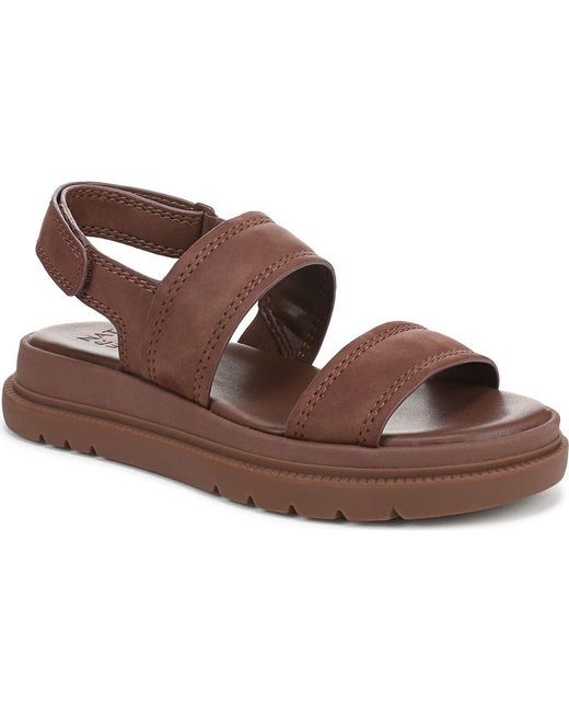 Naturalizer Brown Attract Slingback Platform Sandal