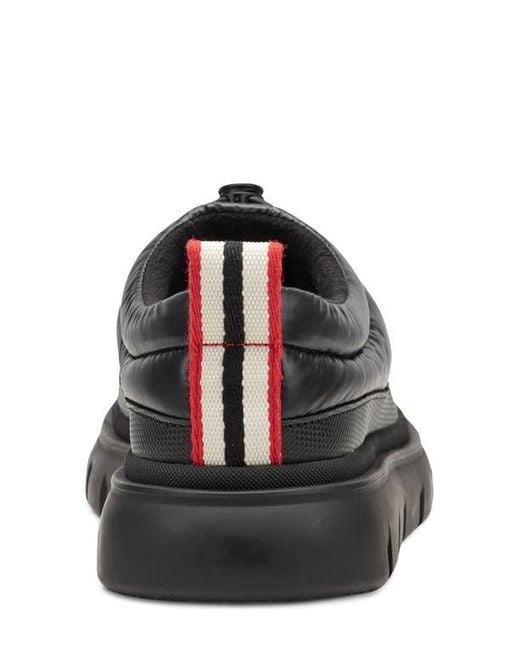 Hunter Black Madi Platform Puffer Slipper