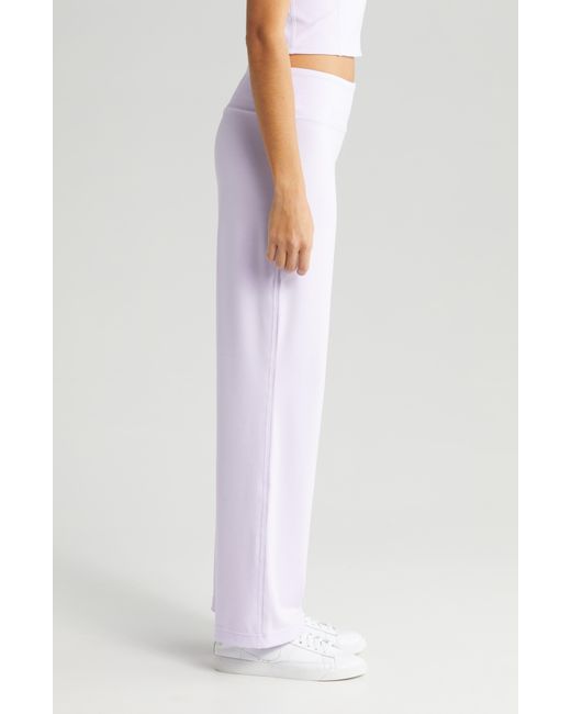 Zella White Soft Agile Wide Leg Pants