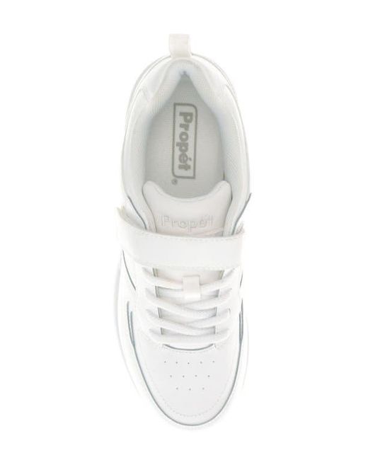 Propet White Lifewalker Flex Sneaker