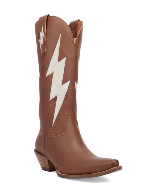 Dingo Brown Thunderbolt Western Boot