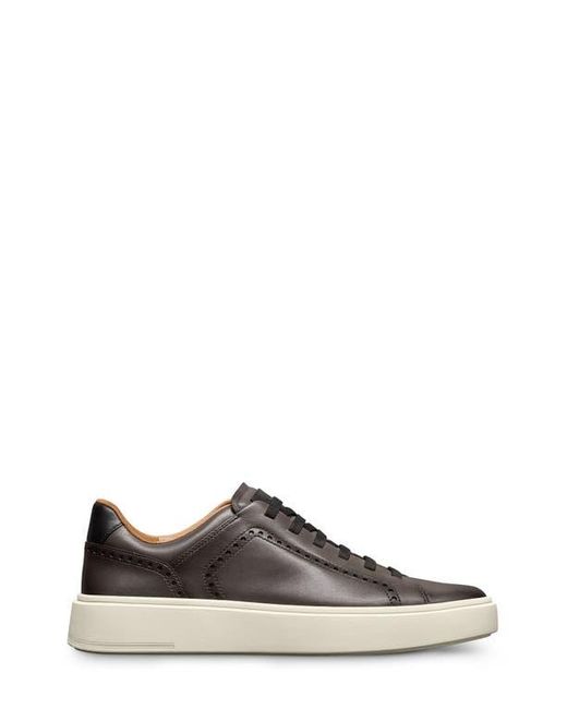Allen Edmonds Brown Oliver Brogue Slip-On Sneaker for men