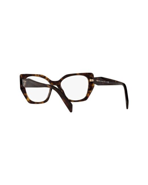 Prada Black 54Mm Square Optical Glasses for men