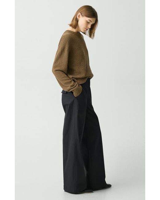 Theory Blue Classic Stretch Cotton Pants