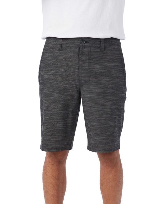 O'neill Sportswear Gray Reserve Slub Hybrid Shorts for men