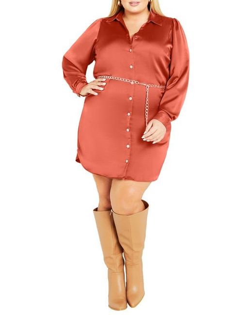 City chic shirt dress best sale