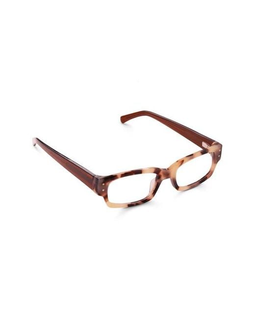 Eyebobs Brown Head 49Mm Rectangular Reading Glasses