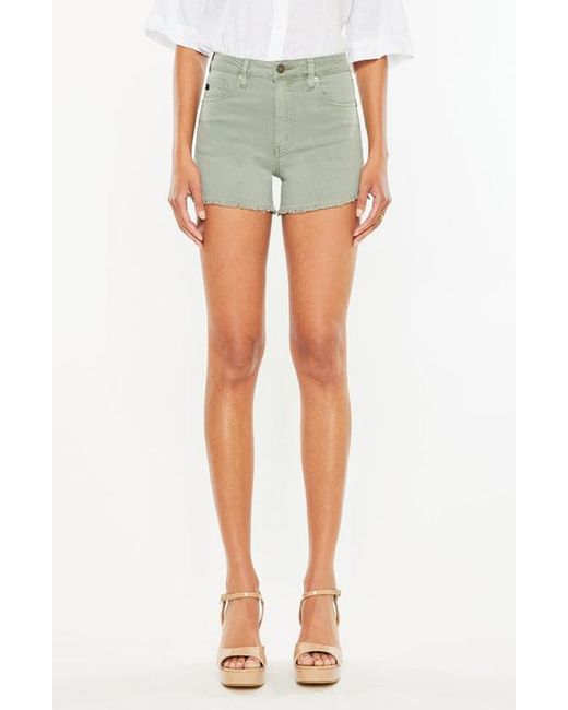 Kancan Blue Sugar High Rise Denim Shorts