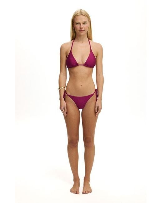 Cotton On Pink String Triangle Bikini Top