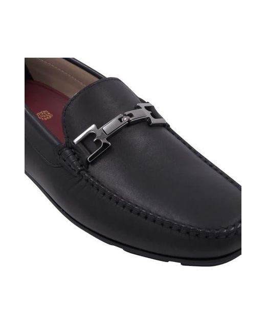 Bruno Magli Black Taso Bit Driving Loafer for men