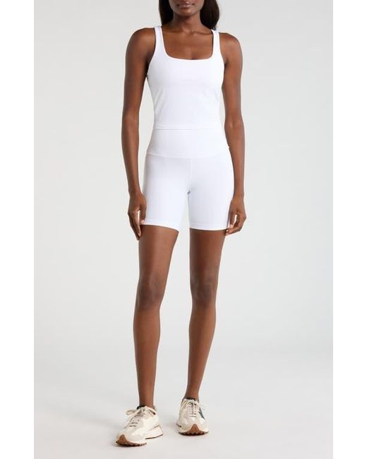 Mpg White Ribbed Shorts