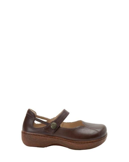 Alegria By Pg Lite Brown Onika Mary Jane Clog