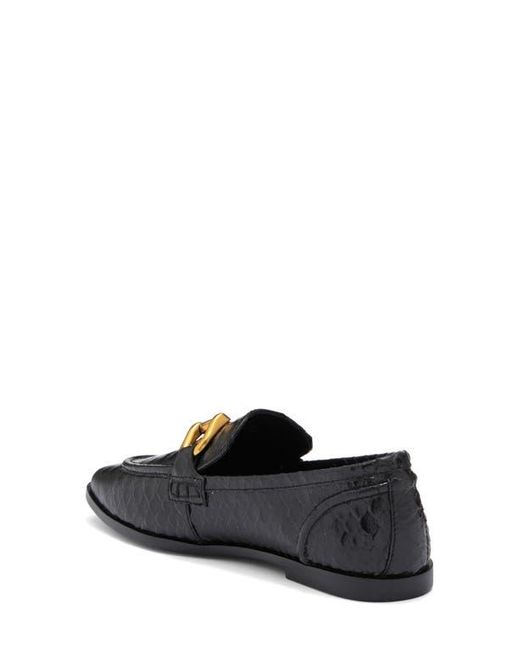 Jeffrey Campbell Black Leverage Moc Toe Bit Loafer