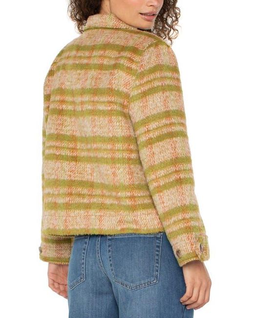 Liverpool Los Angeles Multicolor Plaid Shirt Jacket